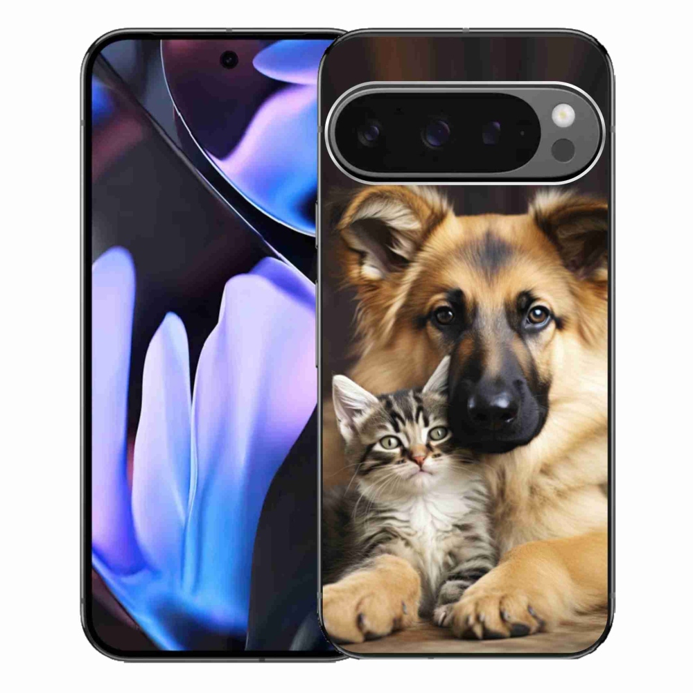 Zselés borítás mmCase a Google Pixel 9 Pro XL-hez - állatbarátság