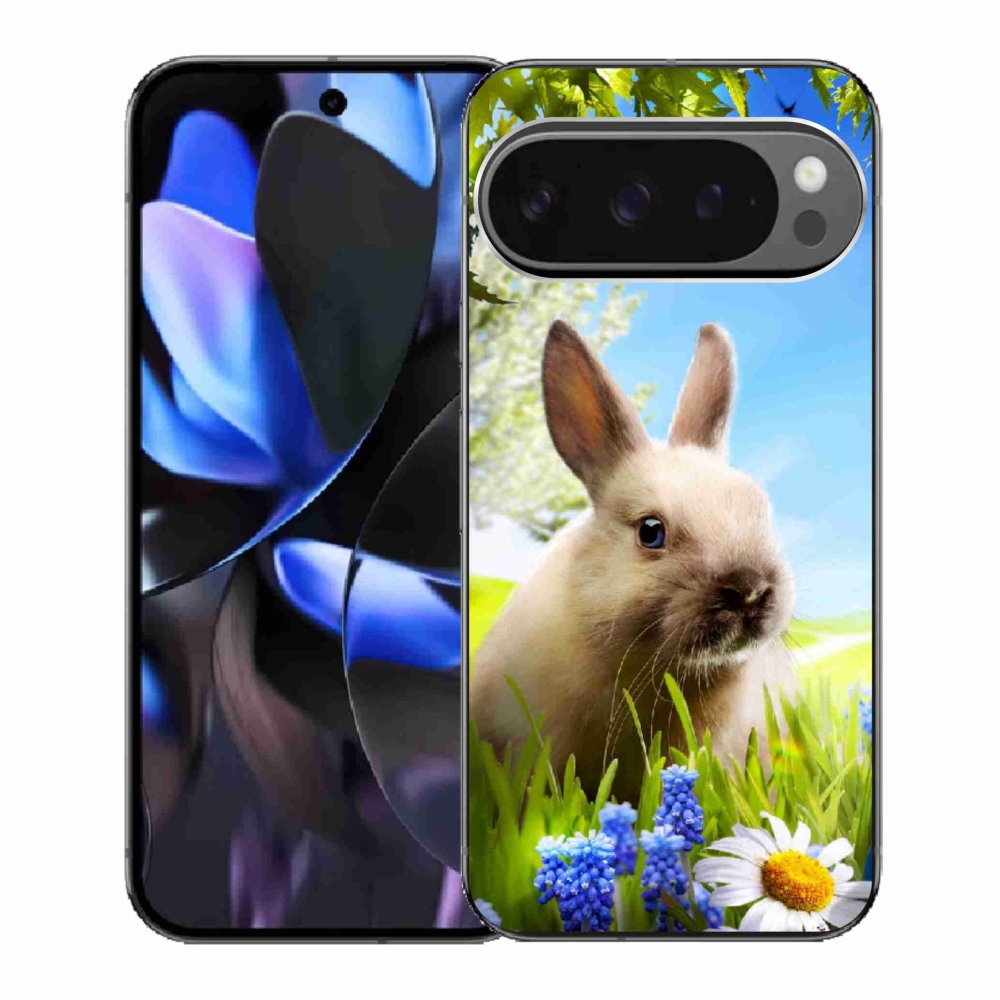 Zselés borítás mmCase a Google Pixel 9 Pro számára - nyuszi