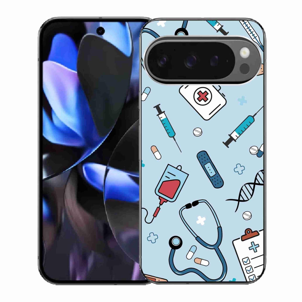 Zselés borítás mmCase a Google Pixel 9 Pro számára - Egészség 1