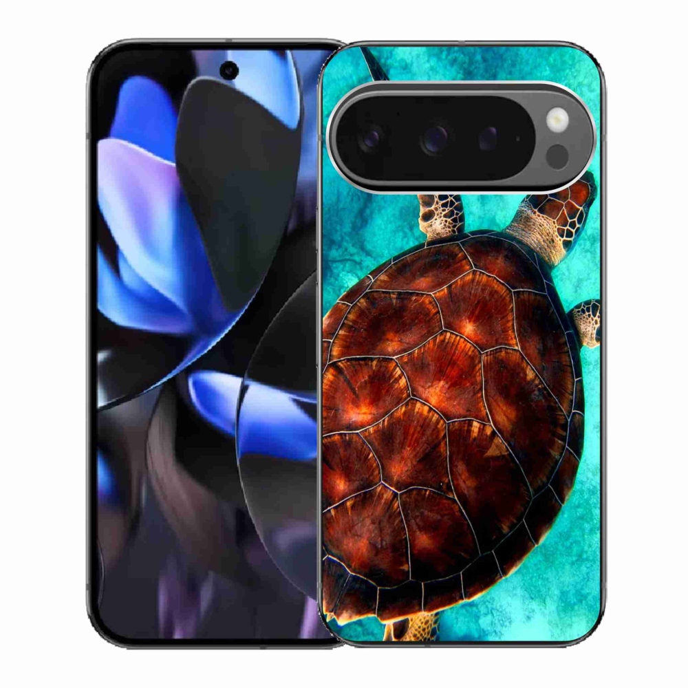 Gél borítás mmCase a Google Pixel 9 Pro számára - teknősbéka