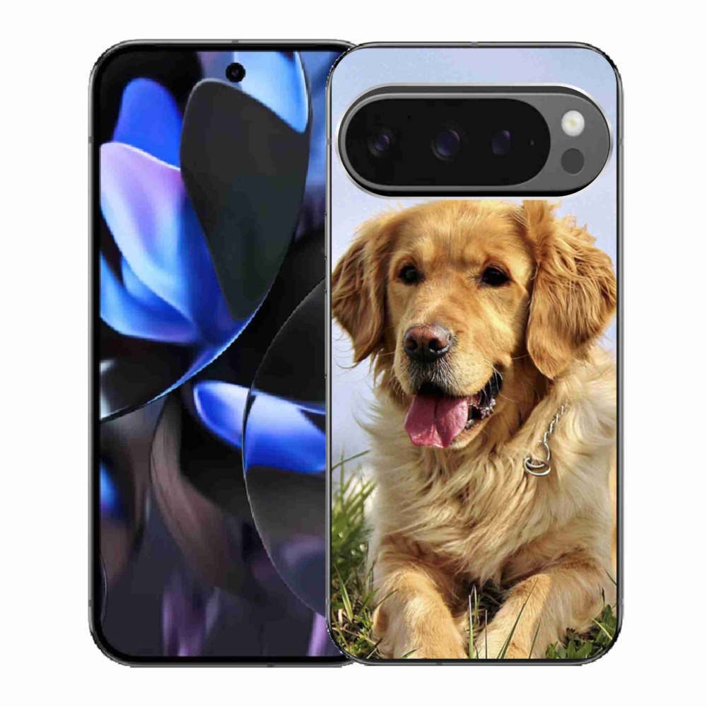 Gél borítás mmCase a Google Pixel 9 Pro számára - arany retriever