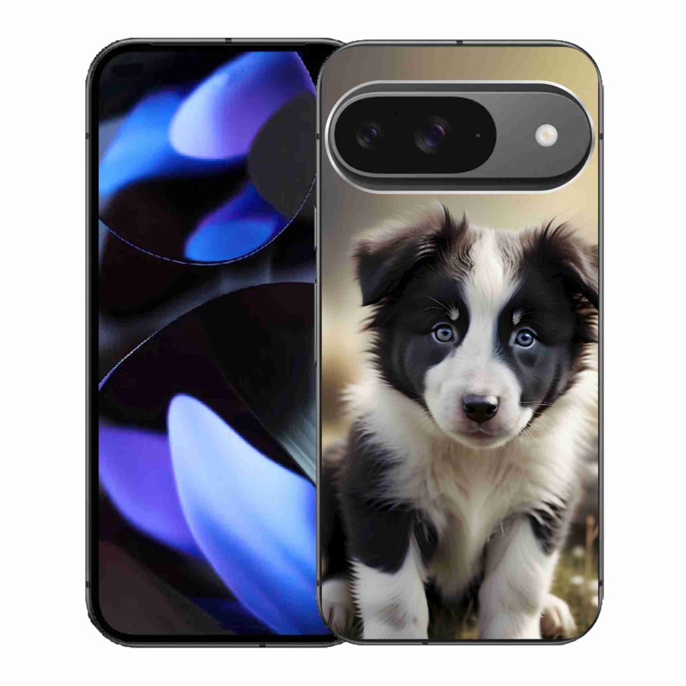 Gél borító mmCase a Google Pixel 9-hez - aranyos border collie