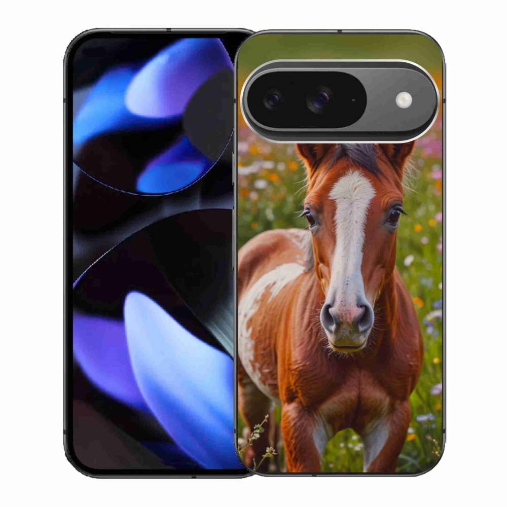 Gél borítás mmCase a Google Pixel 9-hez - aranyos csikó