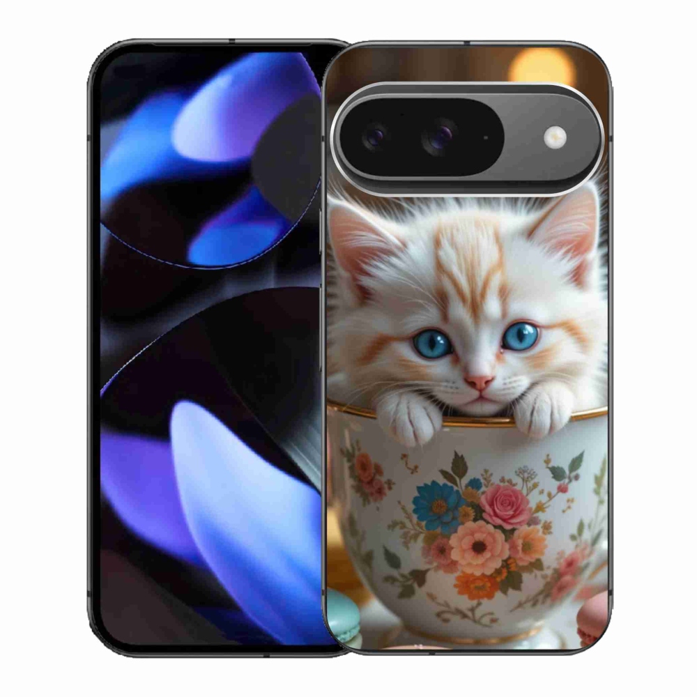 Gél borítás mmCase a Google Pixel 9-hez - aranyos cica 6