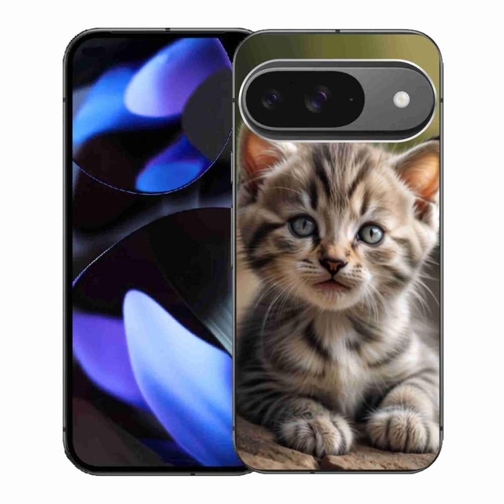Gél borítás mmCase a Google Pixel 9-hez - aranyos cica 9