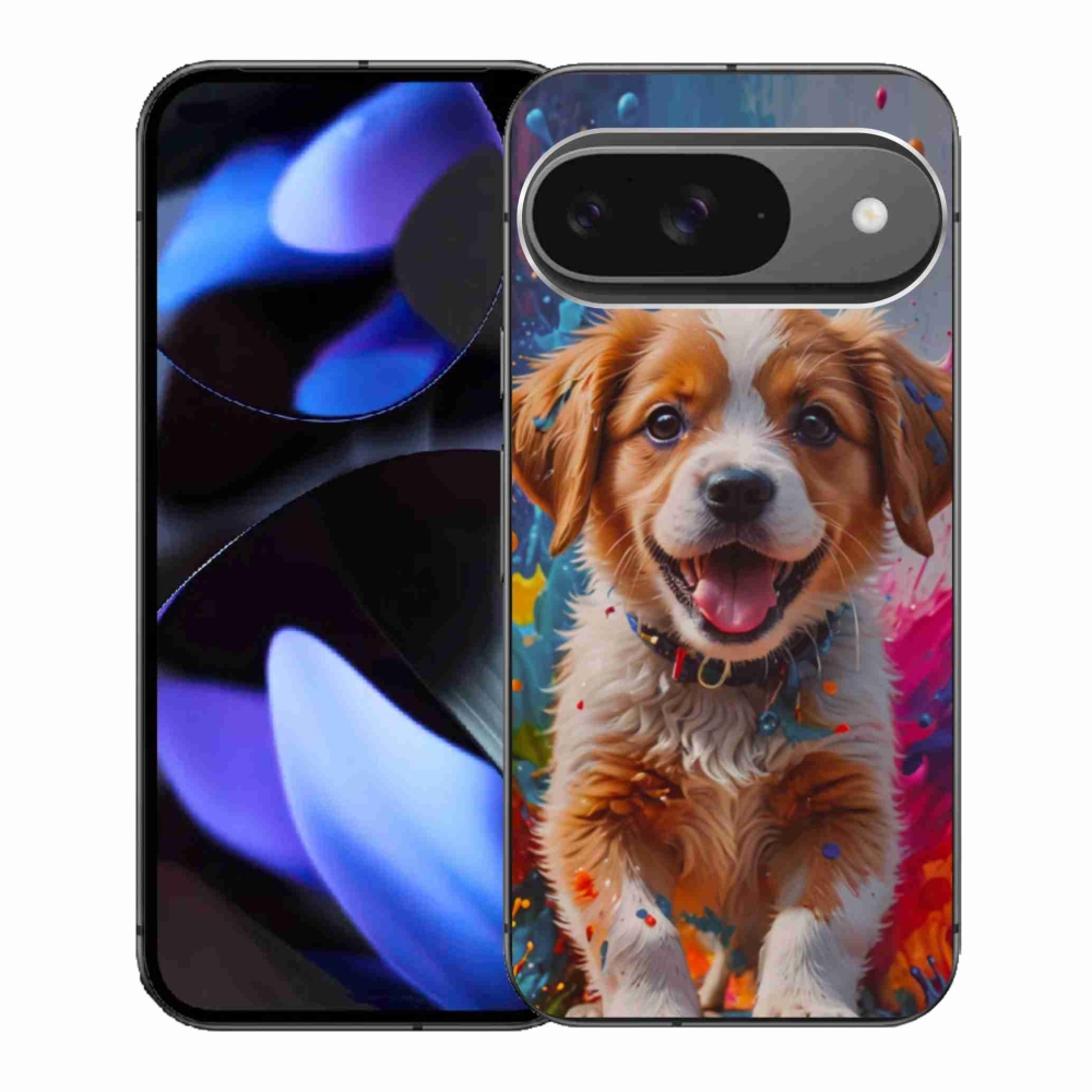 Gél borítás mmCase a Google Pixel 9-hez - aranyos kiskutya 3