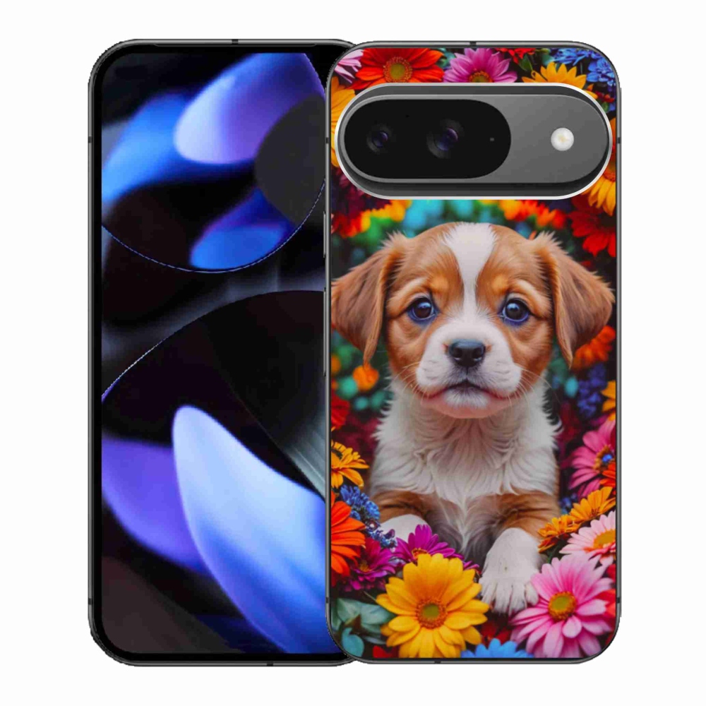 Gél borítás mmCase a Google Pixel 9-hez - aranyos kiskutya