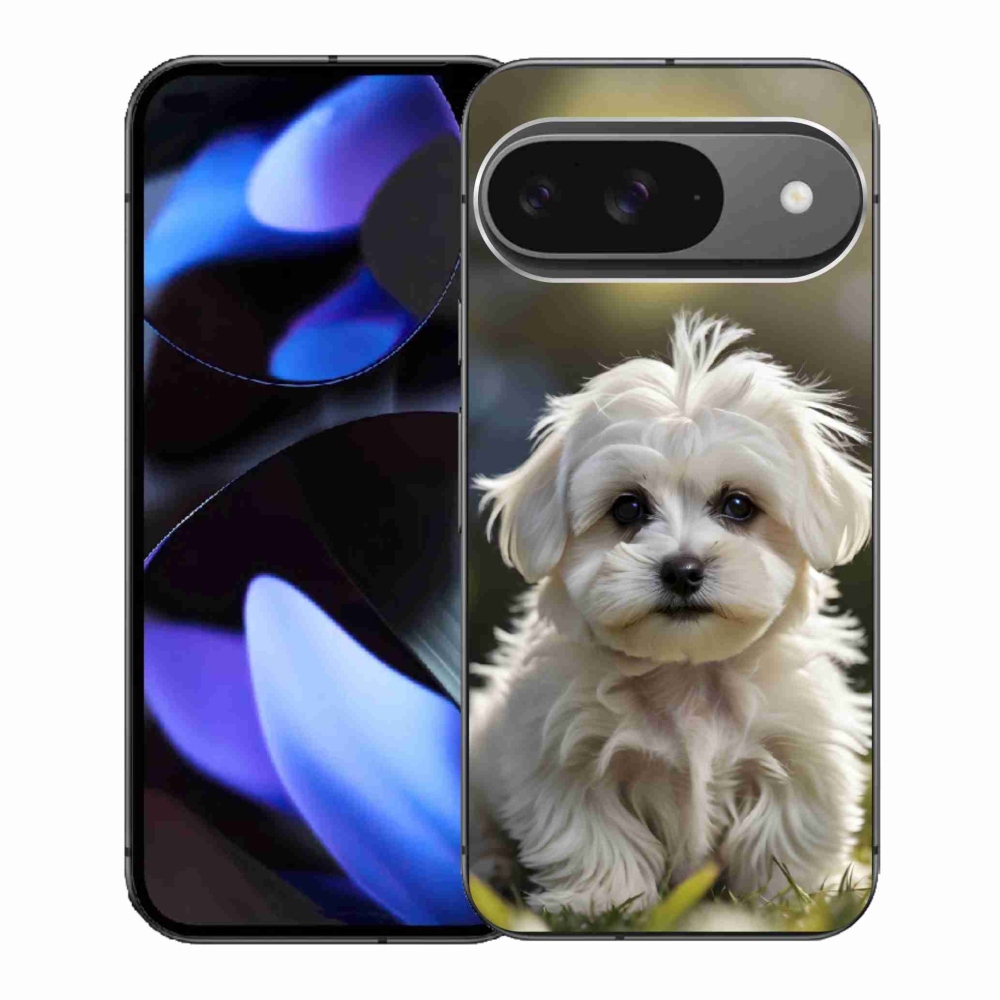 Gél borítás mmCase a Google Pixel 9-hez - aranyos máltai kutya