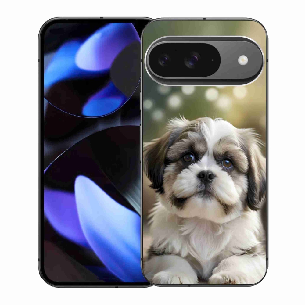 Gél borítás mmCase a Google Pixel 9-hez - aranyos shih-tzu