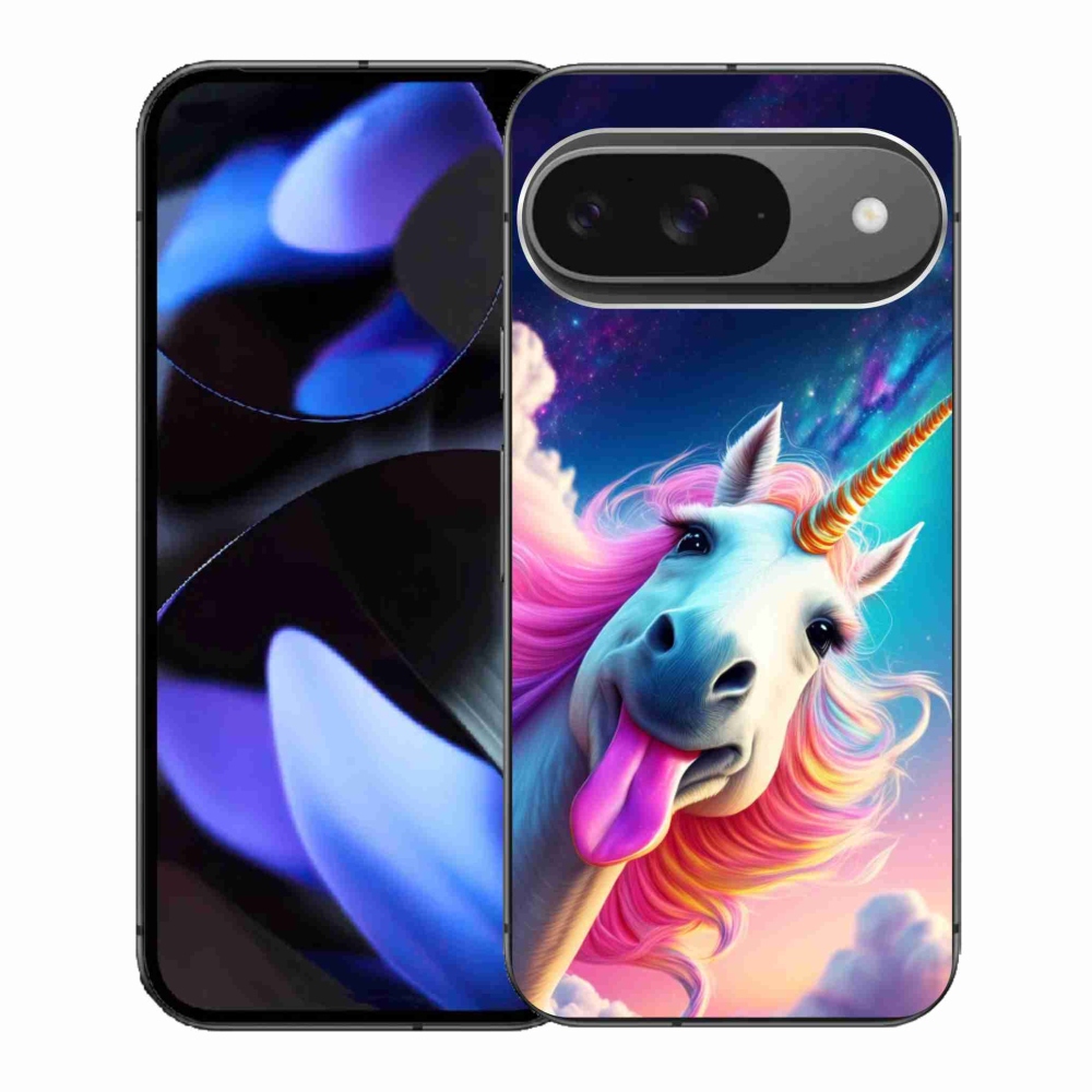 Gél borítás mmCase a Google Pixel 9-hez - őrült egyszarvú