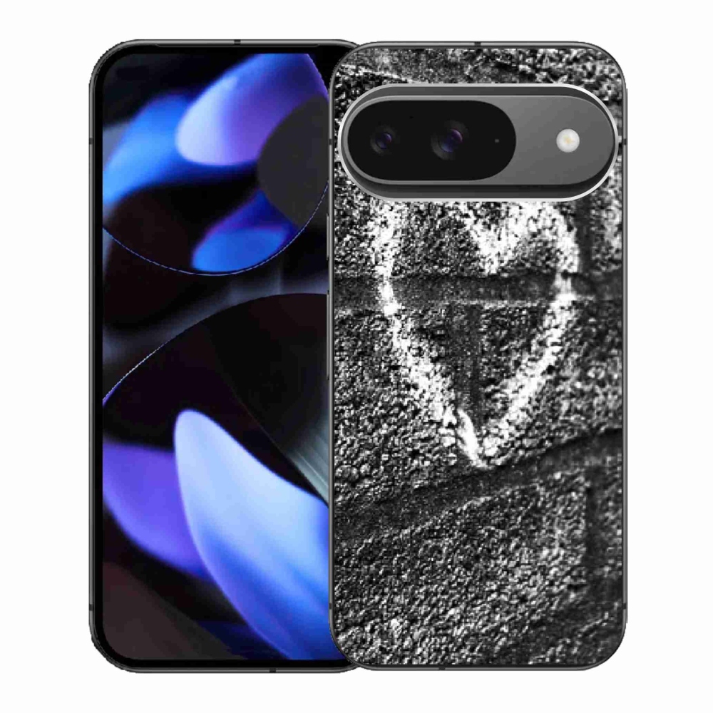 Gél borítás mmCase a Google Pixel 9-hez - szív a falon