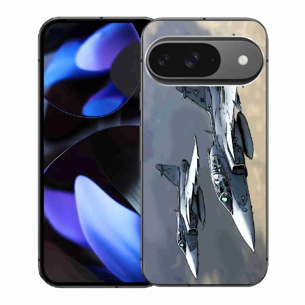 Gél borítás mmCase a Google Pixel 9-hez - vadászgépek