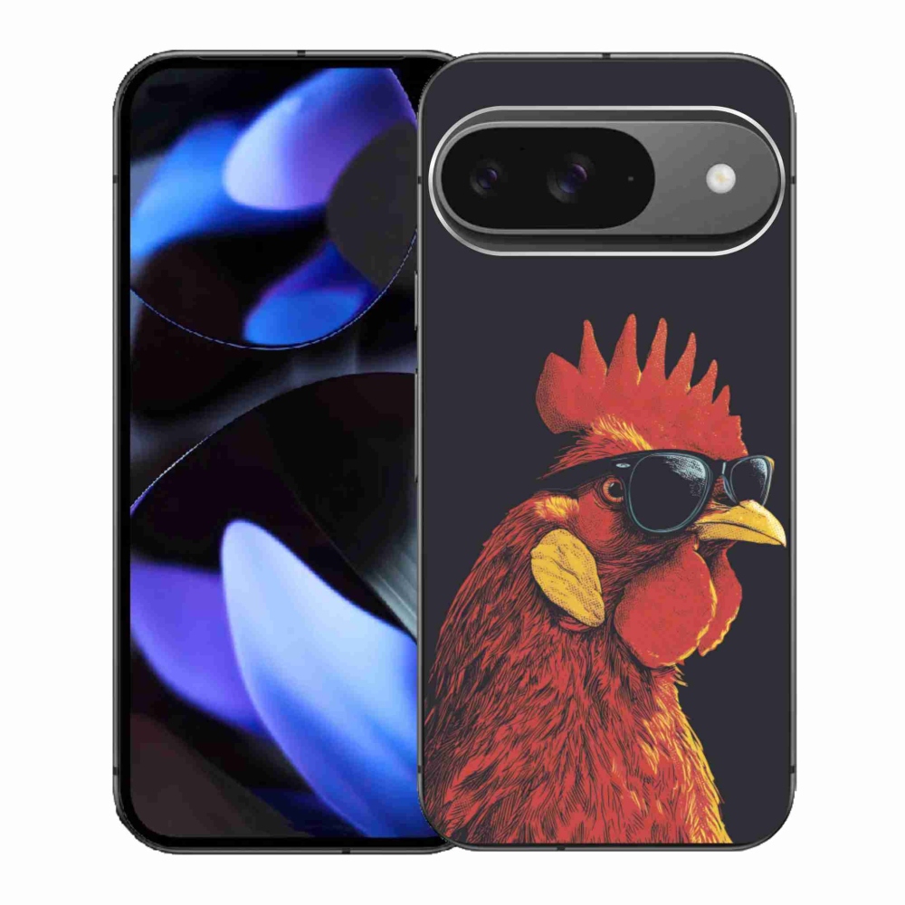 Gél borítás mmCase a Google Pixel 9 számára - stílusos kakas