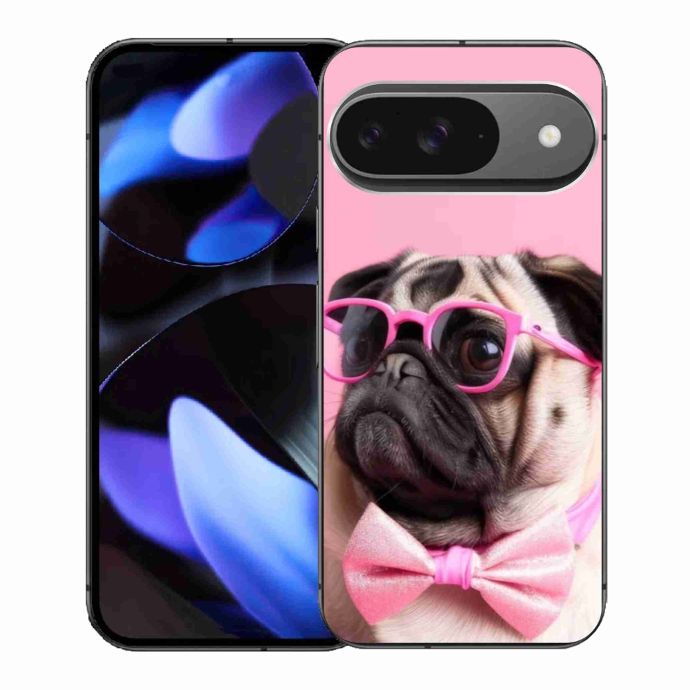 Gél borítás mmCase a Google Pixel 9-hez - stílusos mopsz