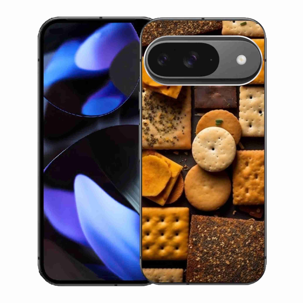 Gél borítás mmCase a Google Pixel 9-hez - kekszek