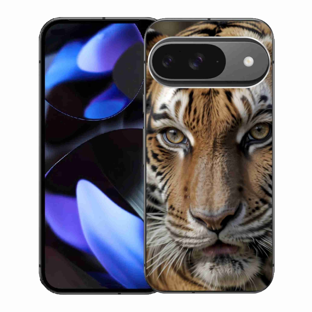 Gél borítás mmCase a Google Pixel 9-hez - tigris nézet