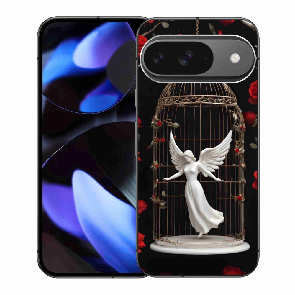Gél borítás mmCase a Google Pixel 9-hez - csapdába esett angyal