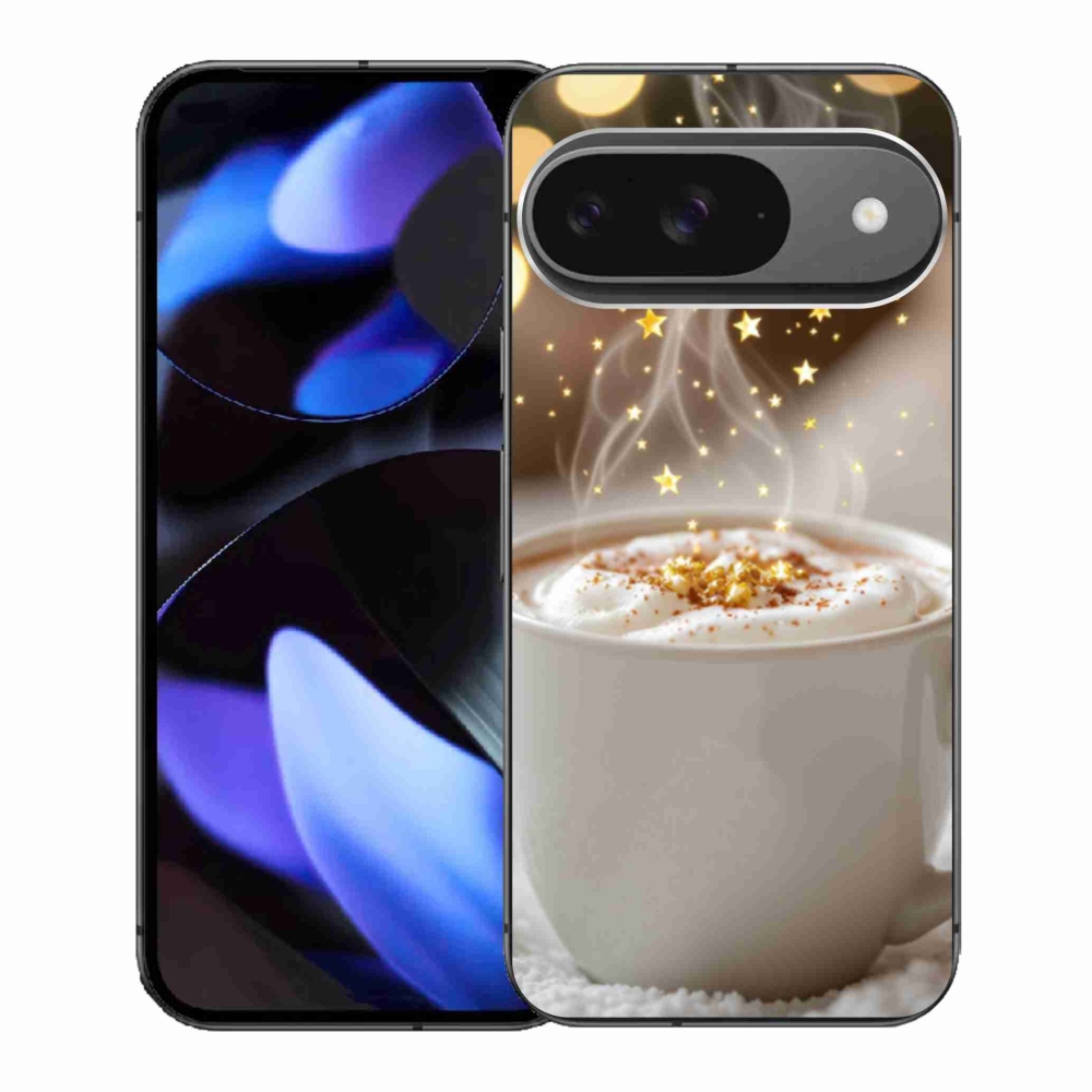 Gél borítás mmCase a Google Pixel 9-hez - Karácsonyi forró ital