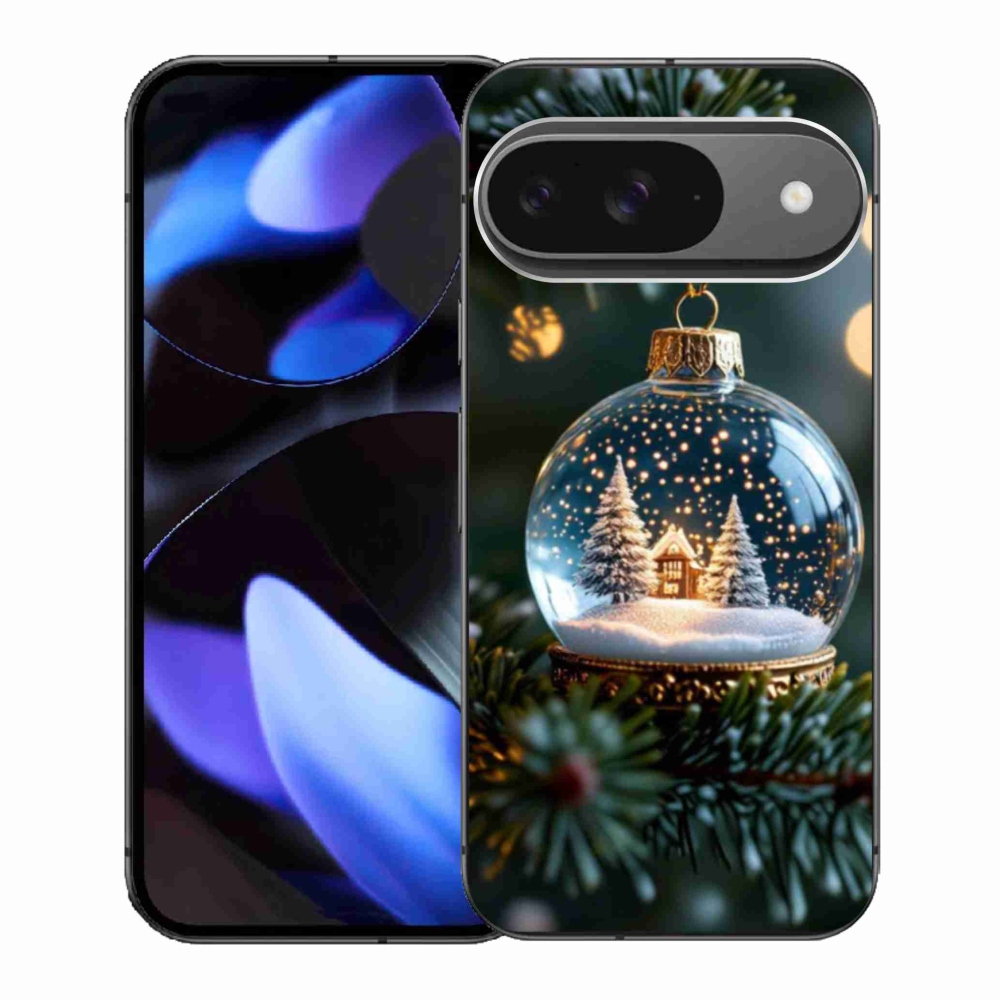 Gél borítás mmCase a Google Pixel 9-hez - Karácsonyi gömbök 2