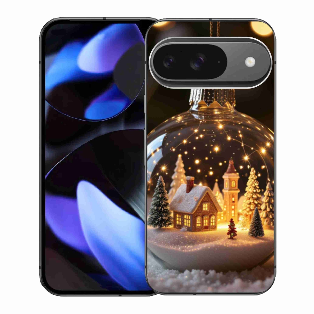 Gél borítás mmCase a Google Pixel 9-hez - Karácsonyi golyók 3