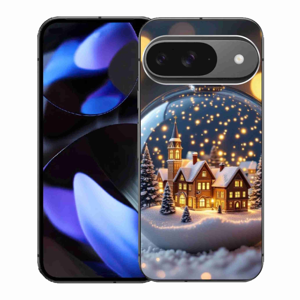 Gél borítás mmCase a Google Pixel 9-hez - Karácsonyi golyók 4