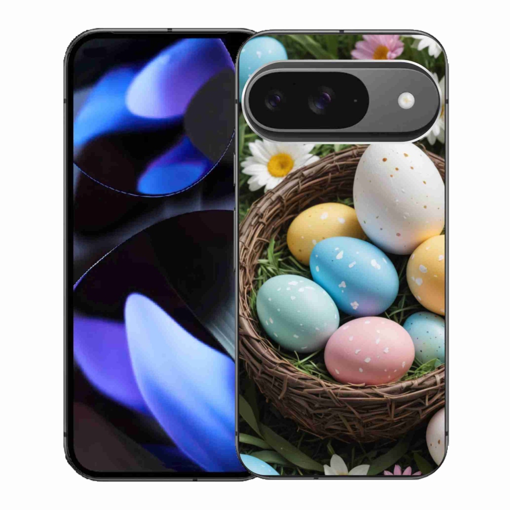 Gél borítás mmCase a Google Pixel 9-hez - Húsvéti tojások 2