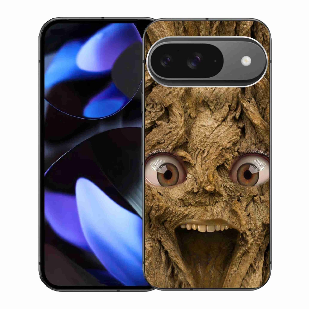 Gél borító mmCase a Google Pixel 9-hez - boldog fa szemekkel