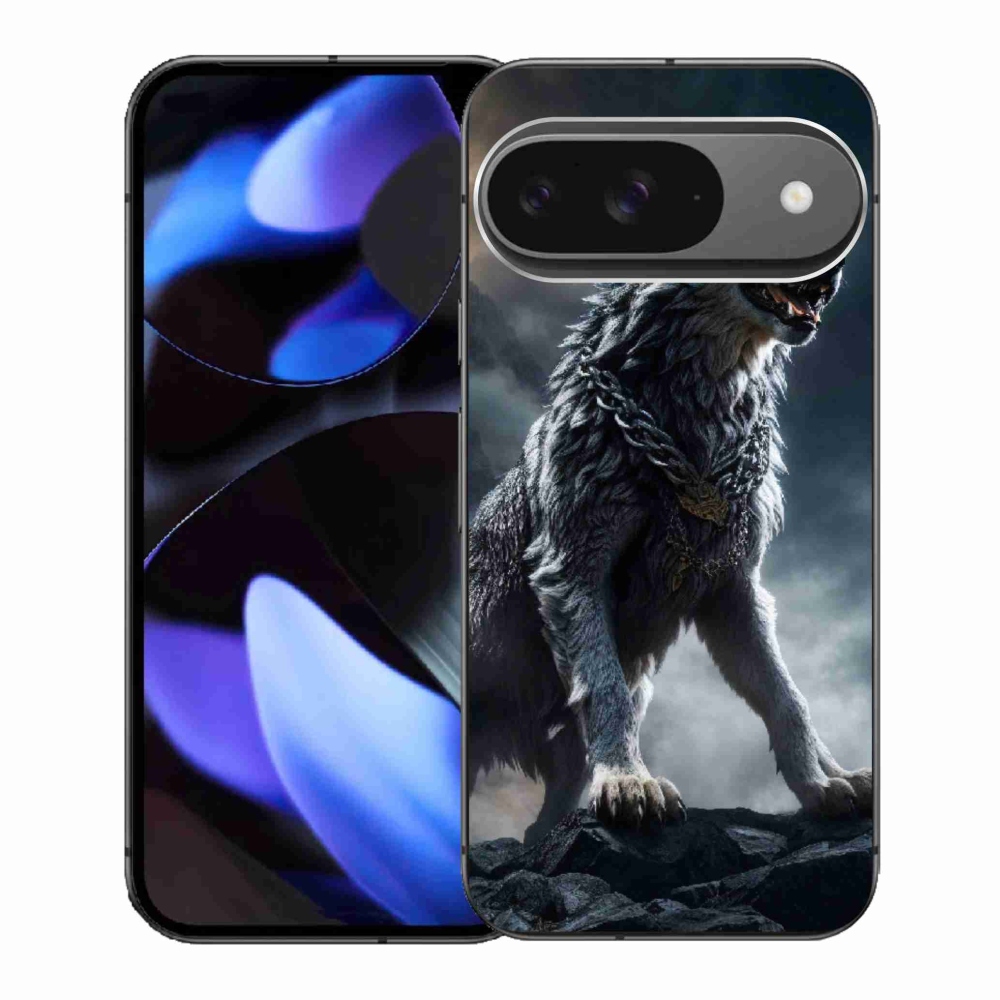 Gél borítás mmCase a Google Pixel 9-hez - farkas 1