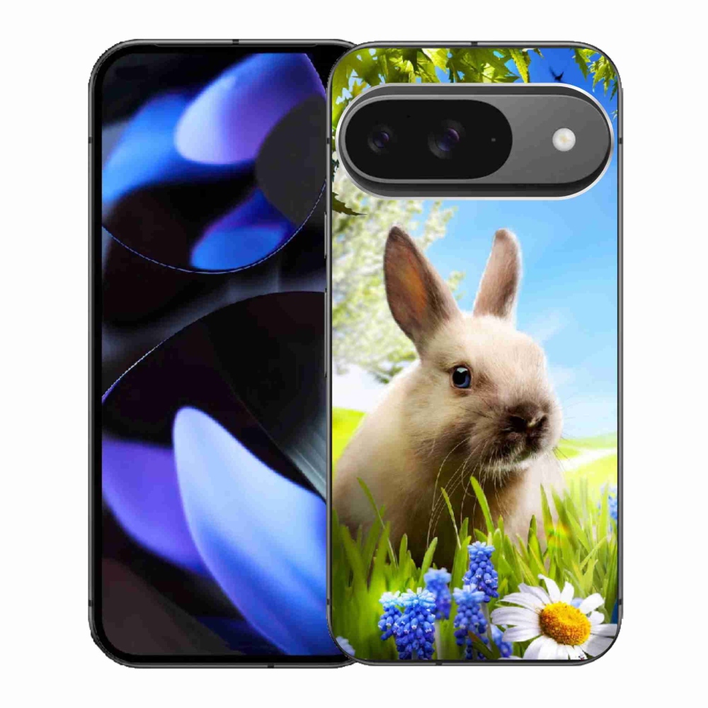 Zselés borítás mmCase a Google Pixel 9-hez - nyuszi