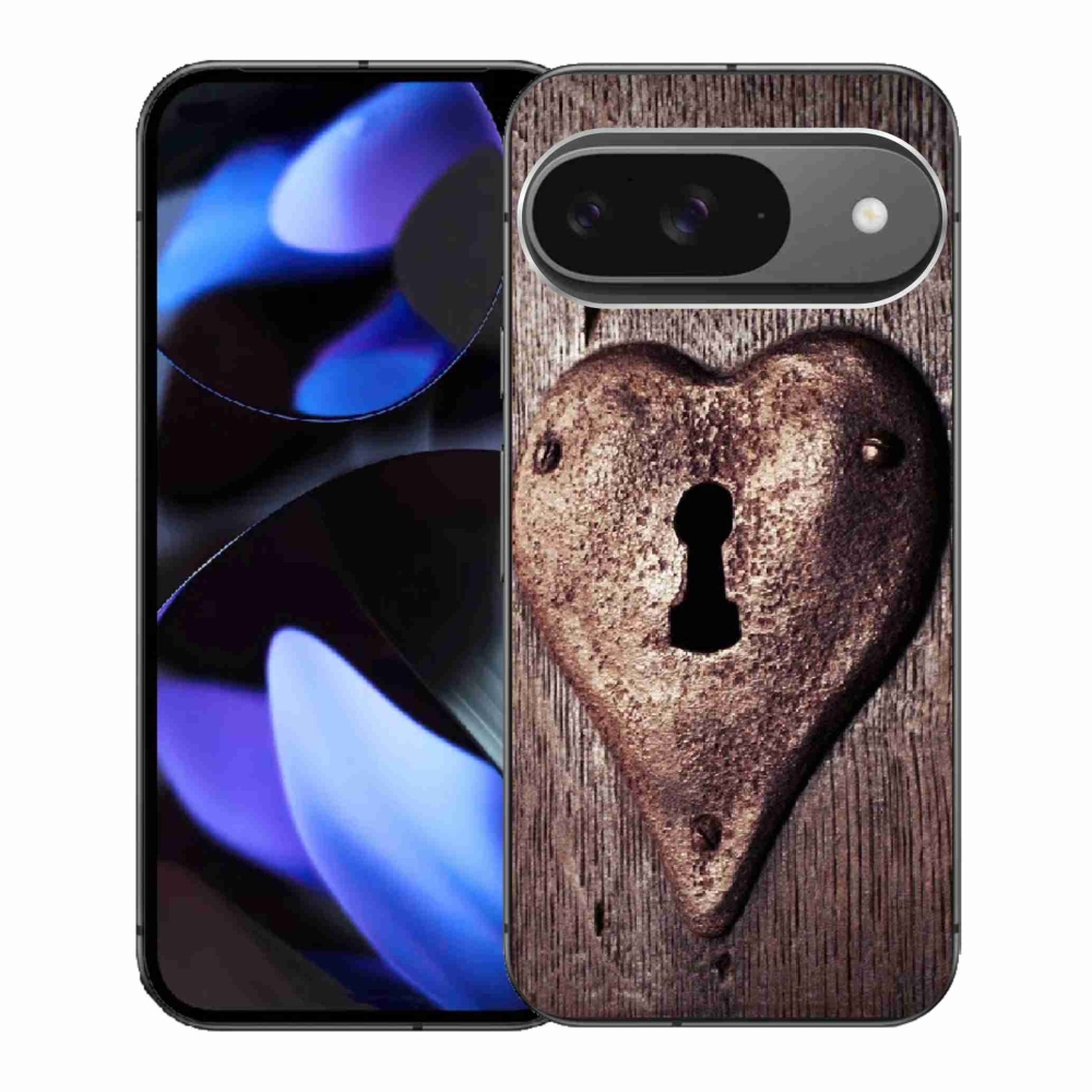 Gél borítás mmCase a Google Pixel 9-hez - szív alakú zár