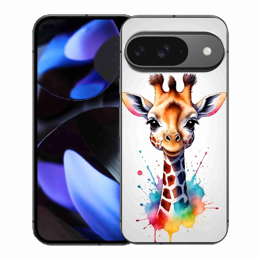 Gél borítás mmCase a Google Pixel 9-hez - zsiráf 1