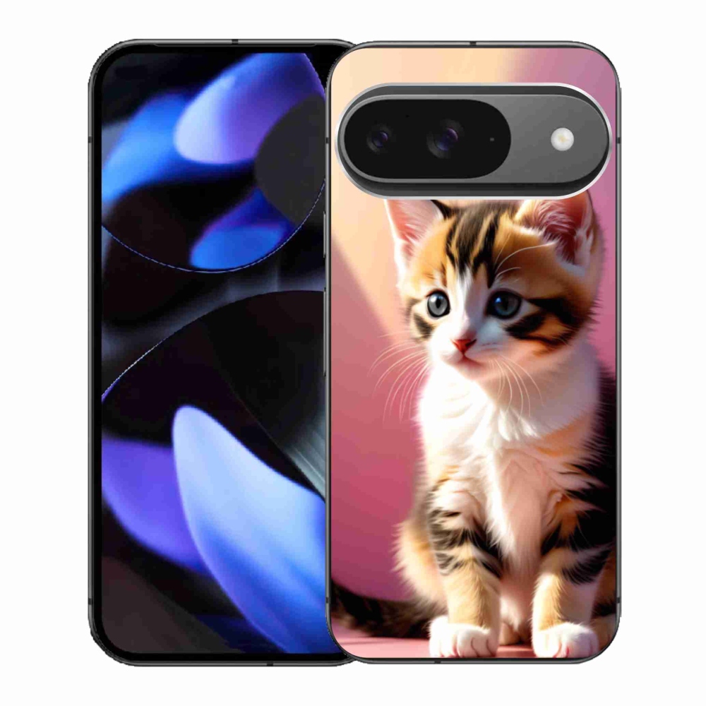 Gél borítás mmCase a Google Pixel 9-hez - kíváncsi cica 2