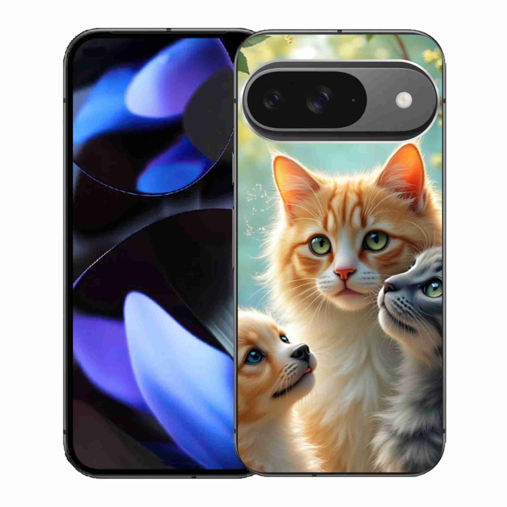 Gél borítás mmCase a Google Pixel 9-hez - Állati barátság 2