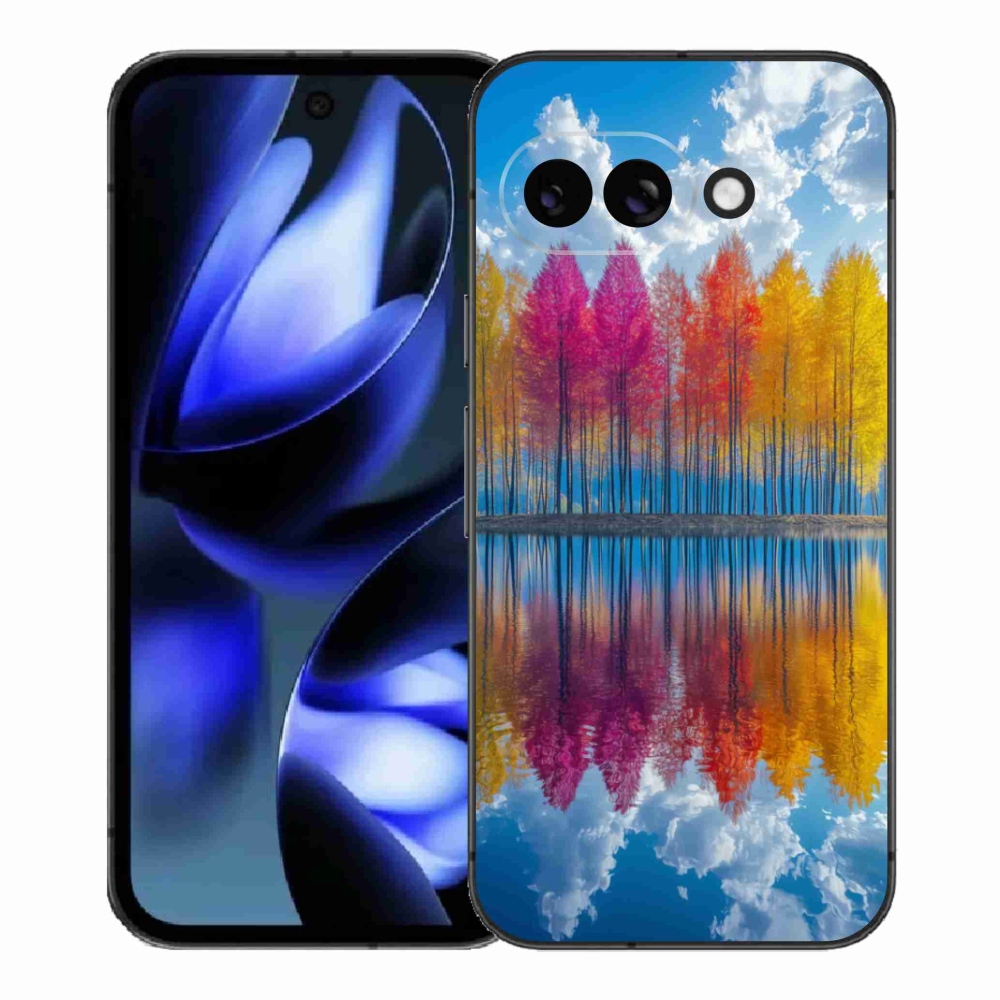 Gél borítás mmCase a Google Pixel 9a számára - színes fák