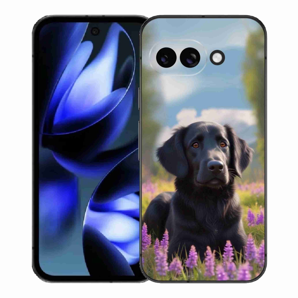 mmCase gél tok a Google Pixel 9a-hoz – elegáns fekete retriever