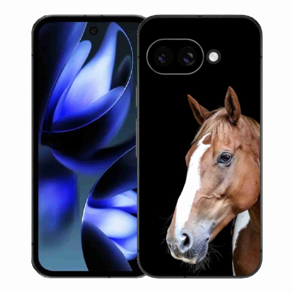 Zselés borítás mmCase a Google Pixel 9a számára - barna ló 3