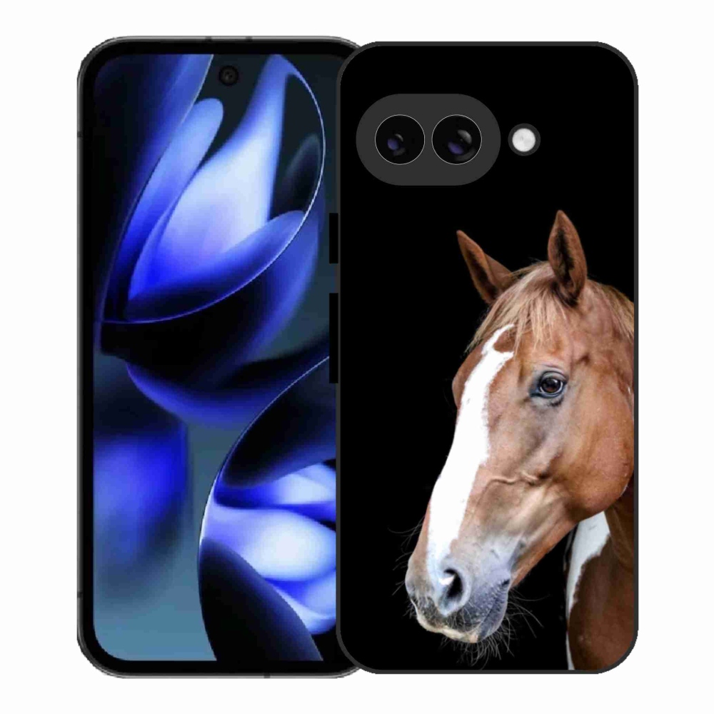 Zselés borítás mmCase a Google Pixel 9a számára - barna ló 3