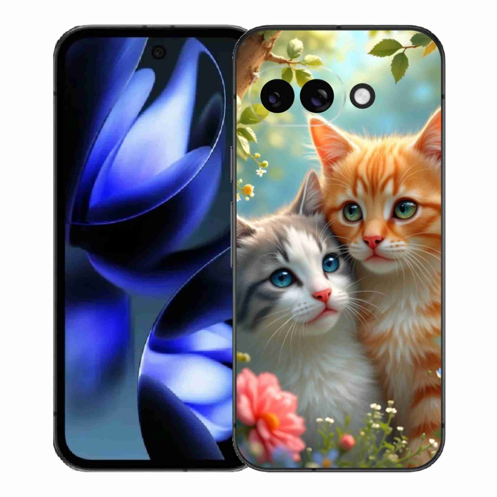 Gél borítás mmCase a Google Pixel 9a készülékhez - cat love 2