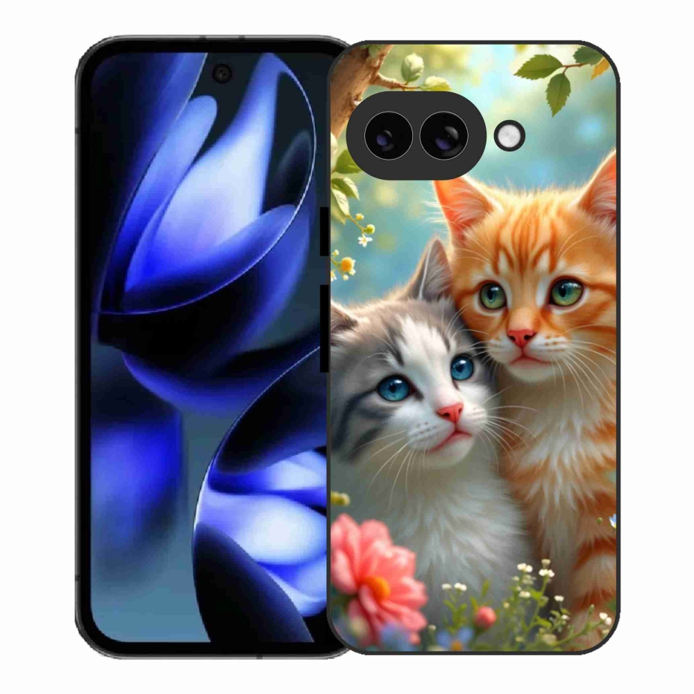 Gél borítás mmCase a Google Pixel 9a készülékhez - cat love 2