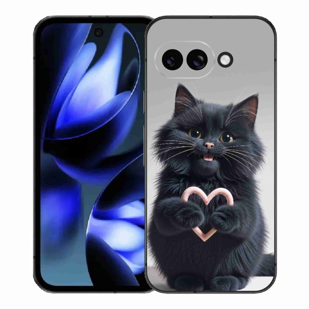 mmCase gél tok a Google Pixel 9a-hoz – Macskaszerelem 3