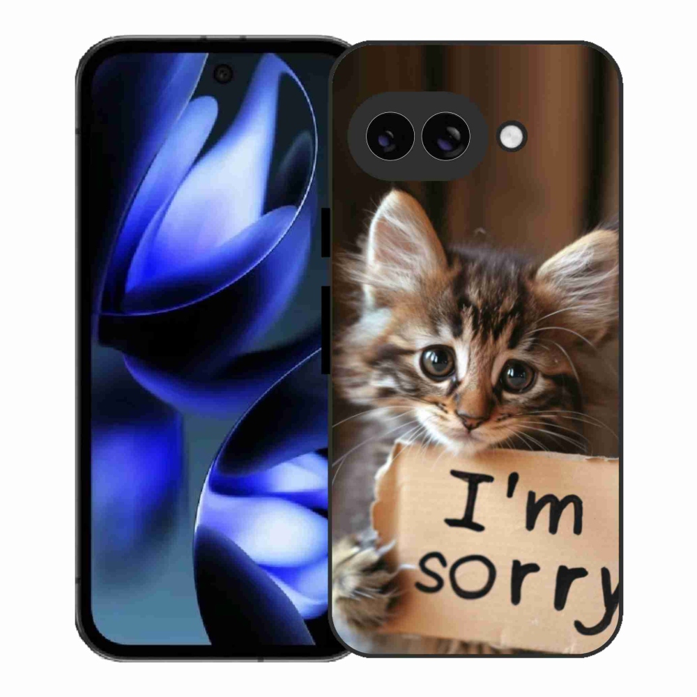 Gél borítás mmCase a Google Pixel 9a számára - Cat's Excuse (Macska mentség)