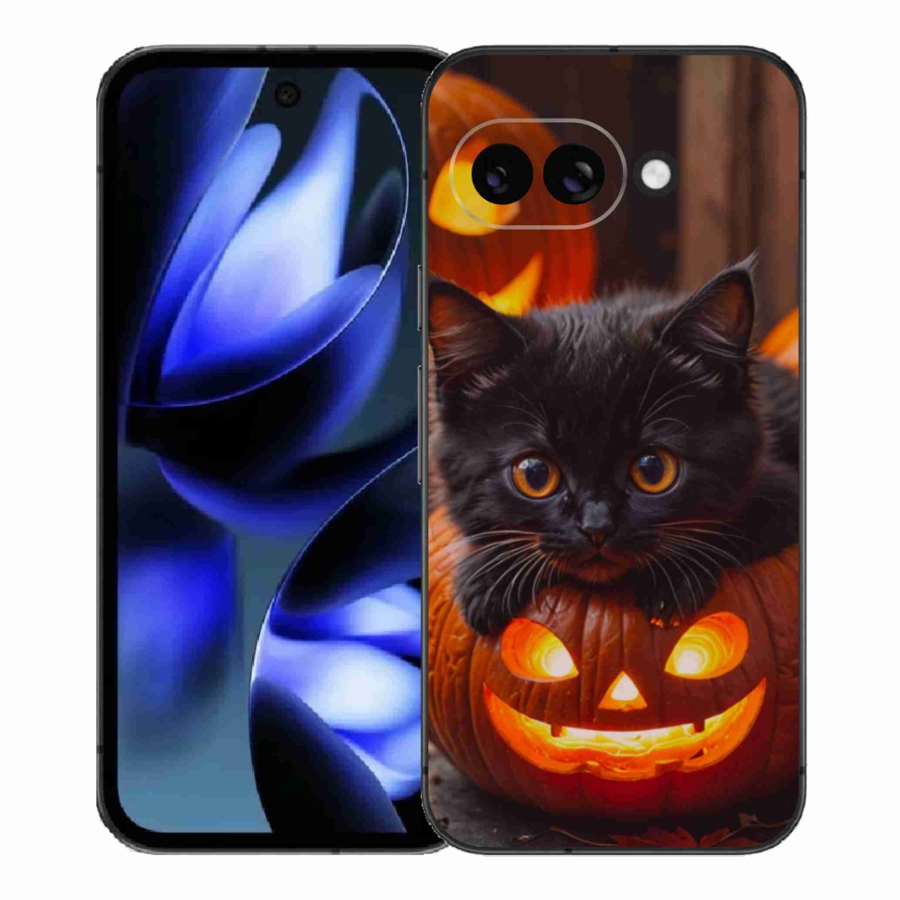 Gél borítás mmCase a Google Pixel 9a készülékhez - cica és tök