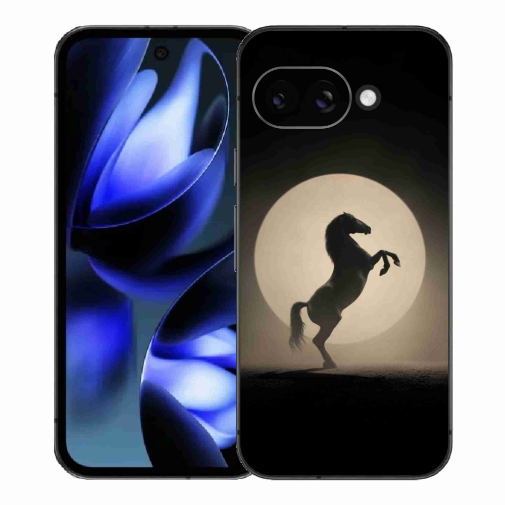 Gél borítás mmCase a Google Pixel 9a számára - ló sziluettben
