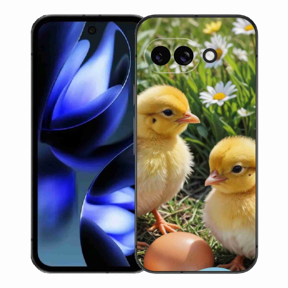 Gél borítás mmCase a Google Pixel 9a számára - csibék