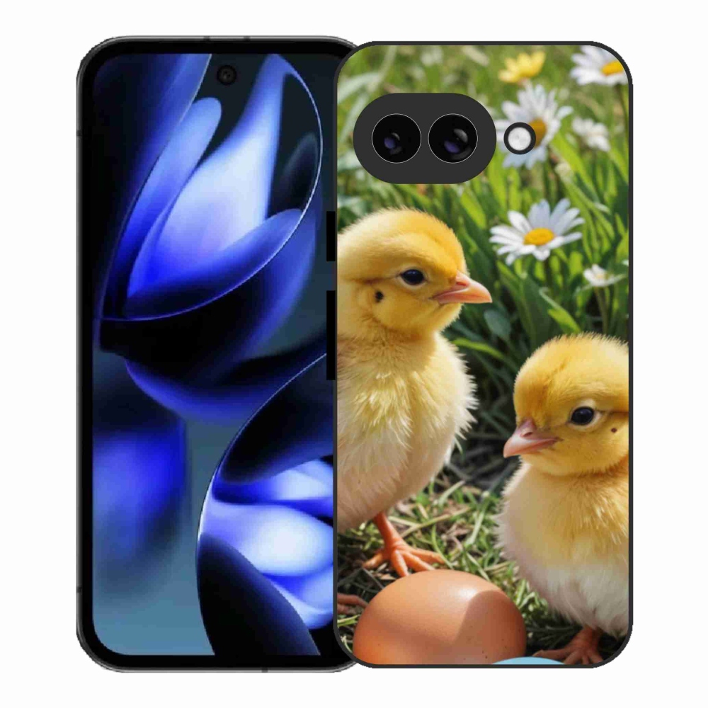 Gél borítás mmCase a Google Pixel 9a számára - csibék