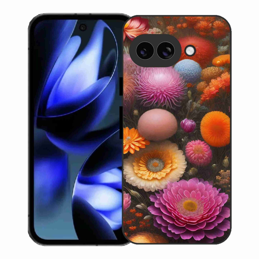 Gél borítás mmCase a Google Pixel 9a számára - virágos kompozíció