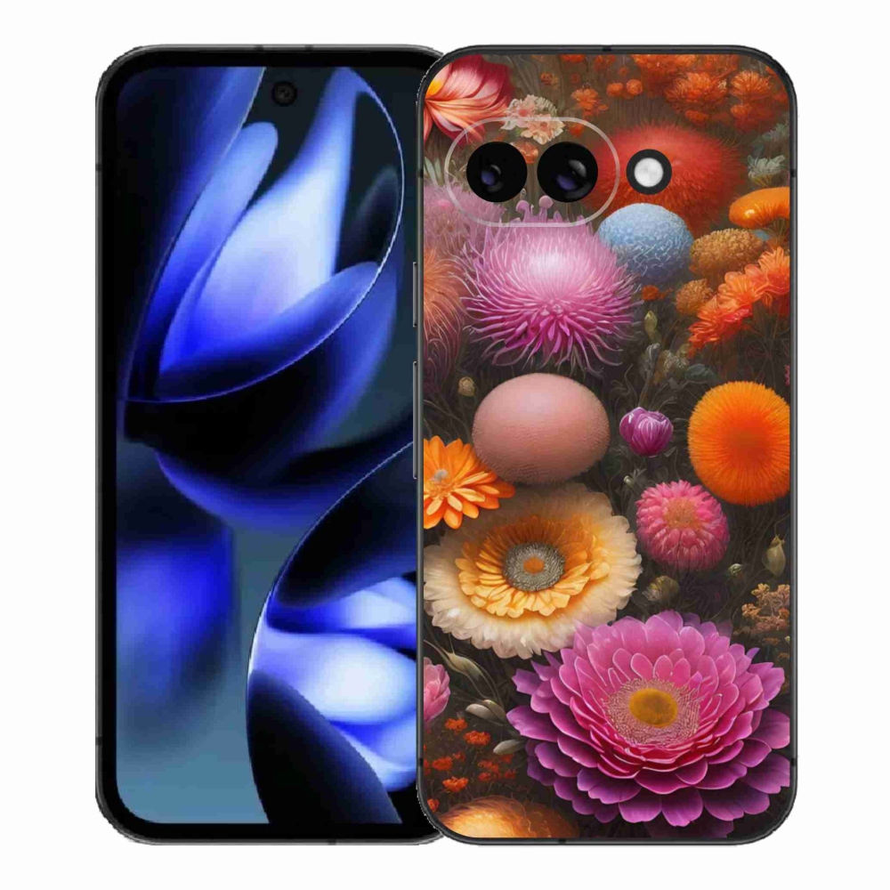 Gél borítás mmCase a Google Pixel 9a számára - virágos kompozíció