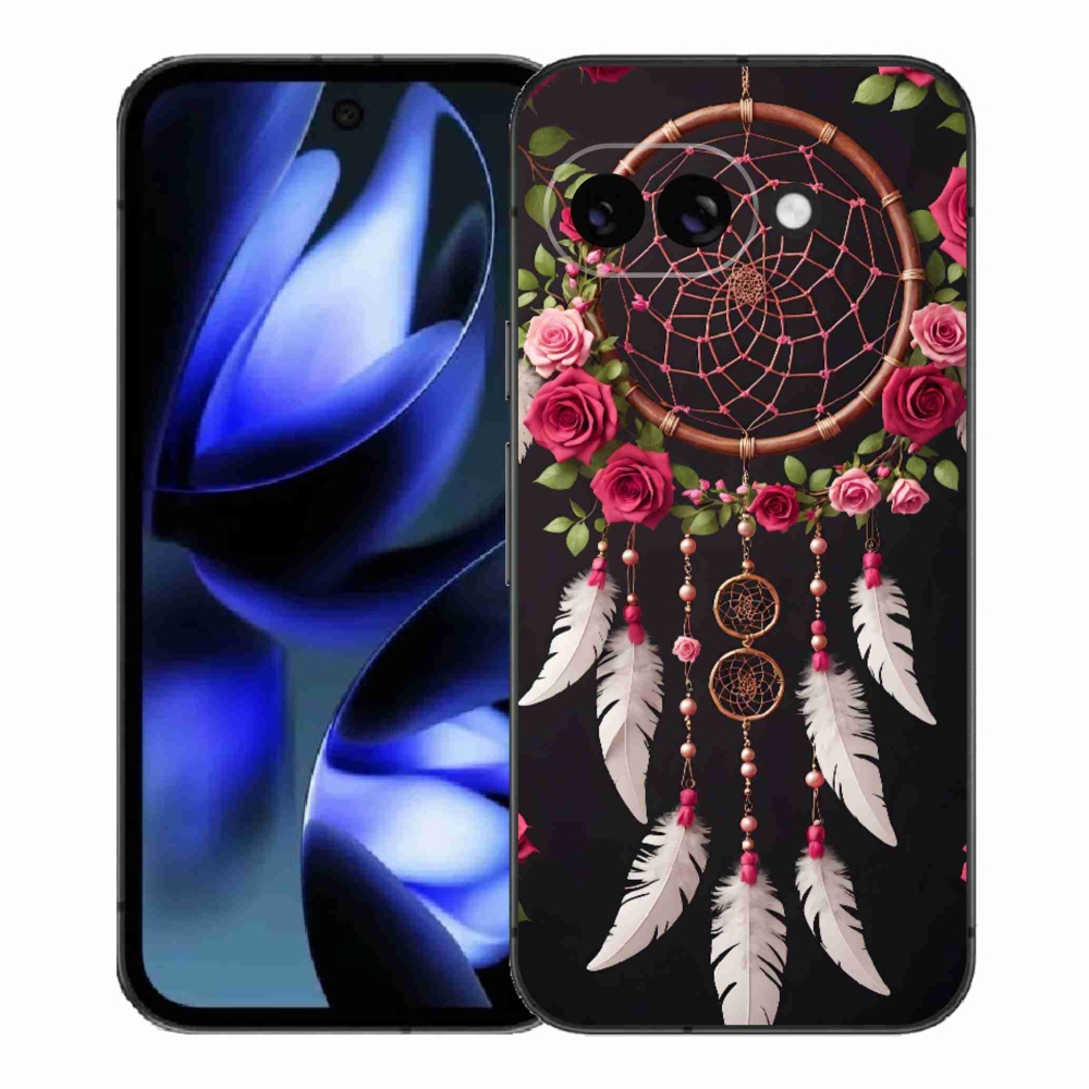 mmCase géltok a Google Pixel 9a-hoz – álomfogó rózsákkal