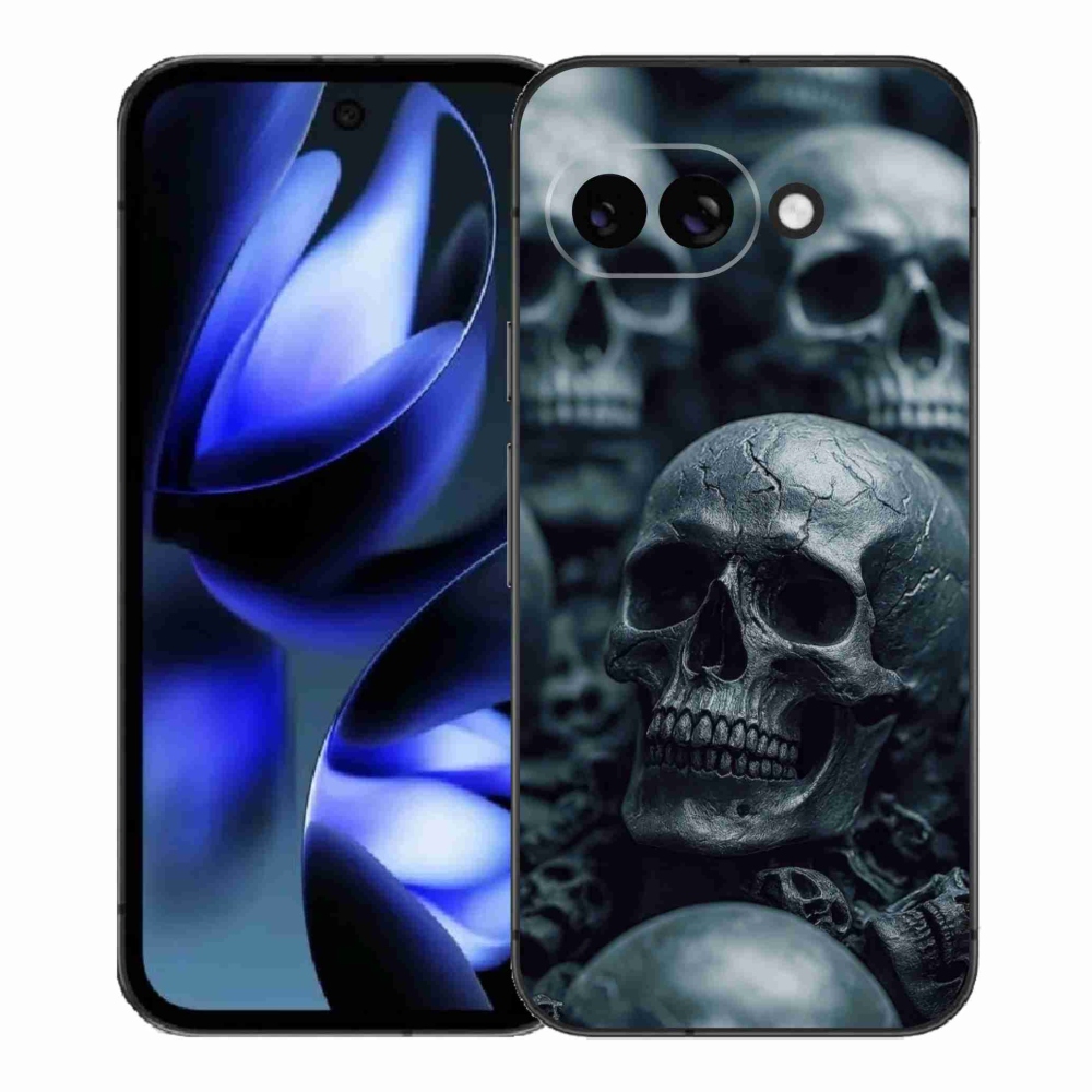 Zselés borítás mmCase a Google Pixel 9a számára - koponya 2