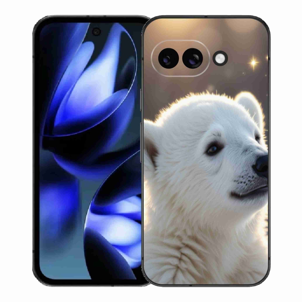 Gél borítás mmCase a Google Pixel 9a készülékhez - jegesmedve